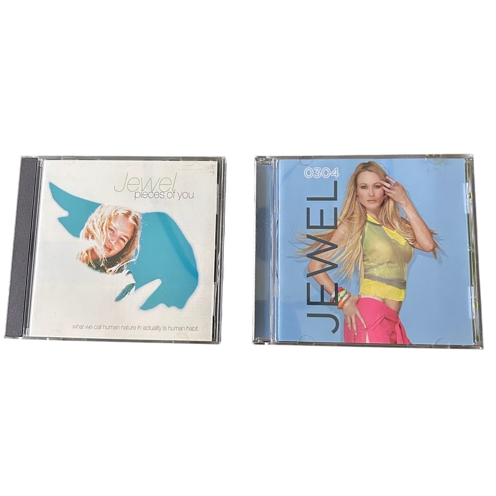 Jewel CD Lot Pieces of You and 0304 Albums Folk Pop Rock Music 2 Disc Bundle
